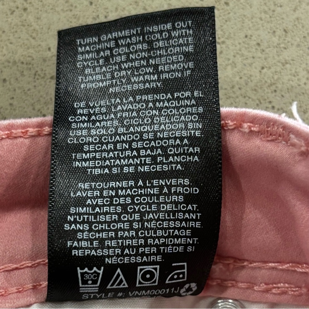 Curve Appeal Minimalist Jegging Women's 10 Pink Stretch Denim Skinny Jeans Pants - Picture 9 of 11